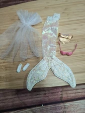 Ariel Tyco Coda Little Mermaid Beautiful Bride Vintage No Barbie Disney Outfit