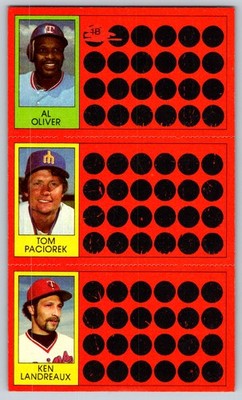 Tony Perez / Carney Lansford / Otto Velez 1981 Topps Scratch-Offs 8 / 25 / 44