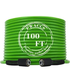 （Z8L）3600 PSI Kink Resistant Pressure Washing Extension Hose 100 FT x 1/4"
