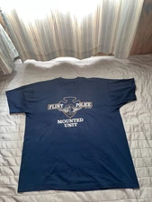 Vintage Flint Police Mounted Unit Shirt
