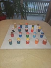 Lot of 20 vintage Fisher Price Little People.  Mostly wood.
