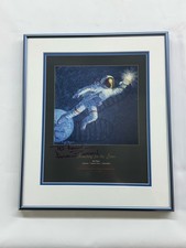 ALAN BEAN Signed Reaching for the Stars Frame...