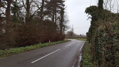 Foto 6x4 Bumble Bee Lane Sharnford Diese Nebenstraße verbindet die Coventry Road a c2018