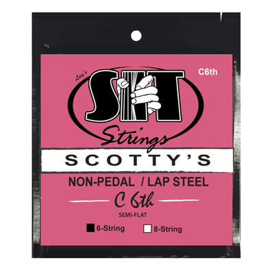 SIT Strings SC6C6TH Scotty's Lap Steel C6th Silencer Semi-Flat Nickel (6-string)
