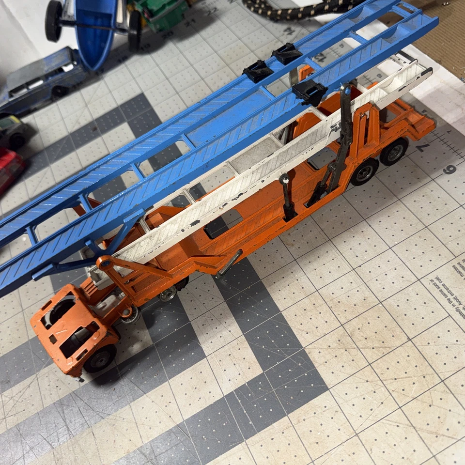 Corgi No1146 Major Toys Carrimore Tri-Deck MK v Car Transporter Hauler Scammell - Image 4 of 4