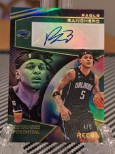 Paolo Banchero 2022-23 Panini Recon True Potential Green Auto /5 RC SSP Magic
