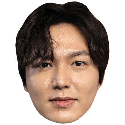 Lee Min Ho (Brown Hair) Big Head. Larger than life mask.