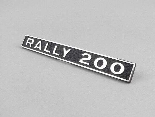 Schriftzug Rahmen Hinten -OEM QUALITÄT- Vespa Rally200 (Rechteck) - Vespa Rally2-image