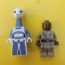 LEGO Star Wars Kaminoan & Mace Windu Genuine Minifigure Bundle