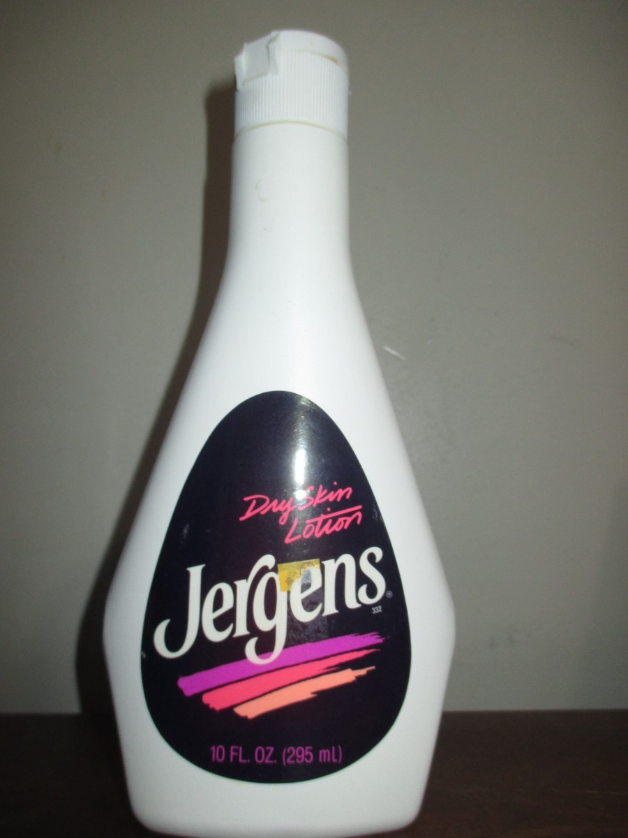 Vintage Jergens Dry Skin Lotion 10oz Classic Pink Logo | eBay