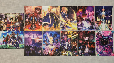 10pc Anime Fate Stay Night Sticker Sheets 14.5x10'' Colorful Wall Decor US Seller
