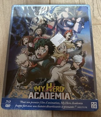 My Hero Academia : Two Heroes [Blu-Ray + DVD-Édition SteelBook] - Manga NEW MINT - Photo 1/4