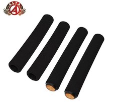 ALTA Extra-Long Foam Bike Grips 219mm – 4-Piece w/ Honeycomb Reflective End Caps