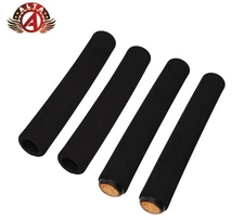 ALTA Extra-Long Foam Bike Grips 219mm – 4-Piece w/ Honeycomb Reflective End Caps