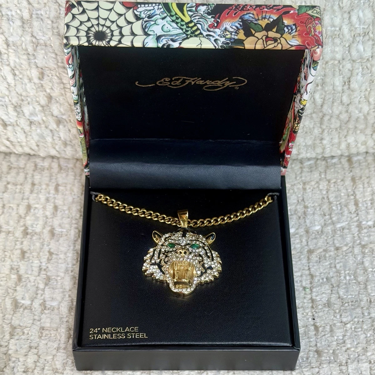 25+ Gold Tiger Pendant In Men's Chains, Necklaces & Pendants for
