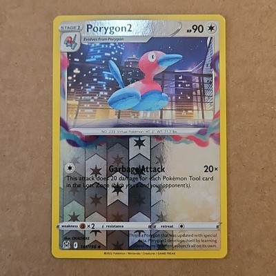 Pokemon Porygon2 (141/217) Lost Origin NM REVERSE HOLO Foil TCG CCG