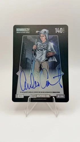 2025 Bo Jackson Battle Arena BOMBEEZY Emilio Estevez 140 Steel Autograph SKA-14