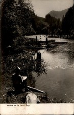 RPPC Lacul Rosu View Sightet Maramures Romania vintage postcard x774