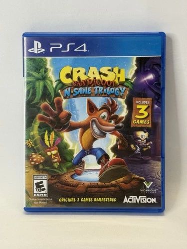 Crash Bandicoot: N Sane Trilogy PS4 (PlayStation 4) Excellent Condition Disc!
