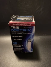 True Metrix Blood Glucose Test Strips Self Monitoring 50ct Sealed Exp 01/2026