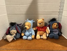 Vintage Disney Beanbag Winnie The Pooh  as Bunny  as Eeyore  Eeyore NWT