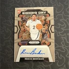 Panini Prizm Draft Picks Signing Day Rookie Auto Reece Beekman #SD-BEE Virginia