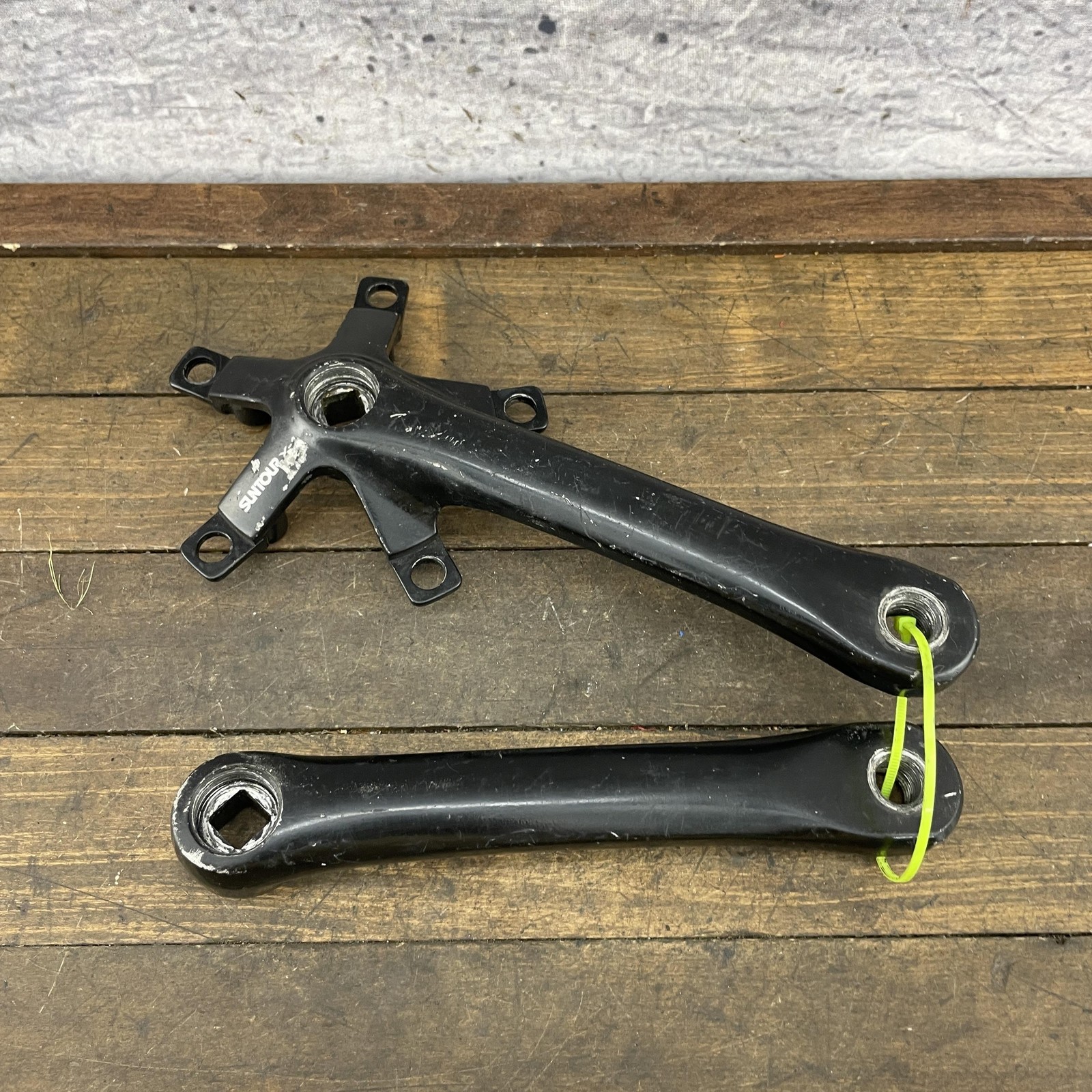 Vintage Suntour X1 Triple Crankset 175mm 5 Bolt Bike MTB Square Taper