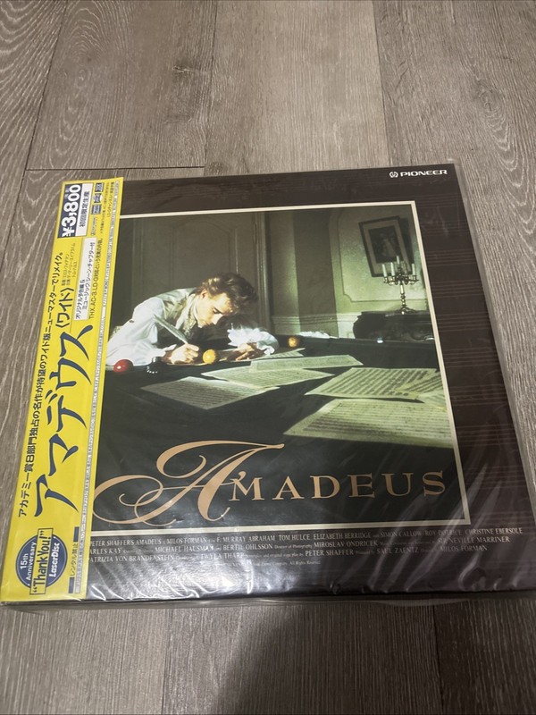 Amadeus 15th Anniversary LaserDisc Japanese Import