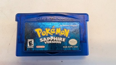 Pokemon Sapphire Version GBA [Authentic] Gameboy Advance - Tested & works/saves