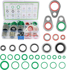 139PCS AC O Ring Kit Contains 30 Sizes,Durable A/C O Ring Assortment Kit with 54