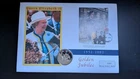 fdc queen elizabeth ubilee 2002 falkland islnds 50p coin cover  dominica stamp