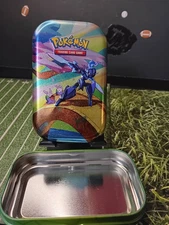 Lot (8) Pokemon Trading Card Game Mini Tin Card Holder (EMPTY)