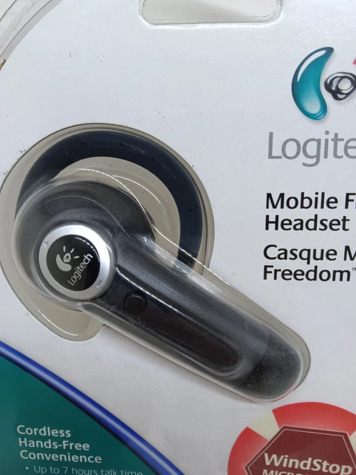 Logitech Mobile Freedom Headset Bluetooth v.1.2 980228-0403 New Rare Vintage  - Image 2 of 4