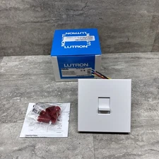 Lutron NF-20-277-WH NOVA Fluorescent / LED Ballast Dimmer, Slide To Off, New