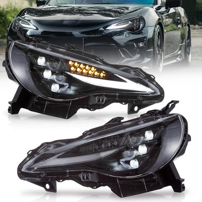 LED 3Projector Headlights For 2012-2020 Toyota 86/Subaru BRZ/FR-S W/Animation
