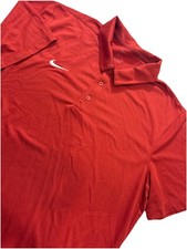 Nike Golf Polo Shirt Dri-Fit Performance Golf Men  s XL Red