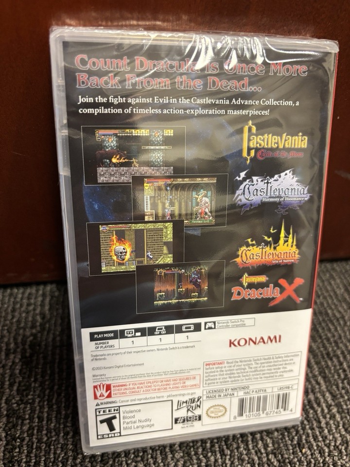 Limited Run #198: Castlevania Advance Collection Advanced Edition