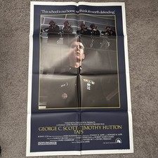 TAPS 1981 Movie One Sheet Poster 27 X 41 George C Scott Timothy Hutton