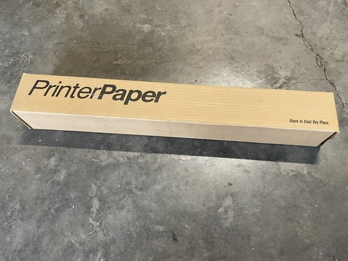 AVI Thermal Poster Paper 23" Black On White Poster Paper AVI-7917 - Picture 2 of 3
