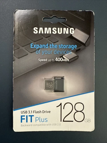 Samsung Fit Plus 128GB USB 3.1 Flash Drive - MUF-128AB/AM