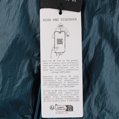C.P. (CP) Company NWT CS II Polyamide Hooded Jacket Size 48 (S US) In Solid Blue - Picture 22 of 23