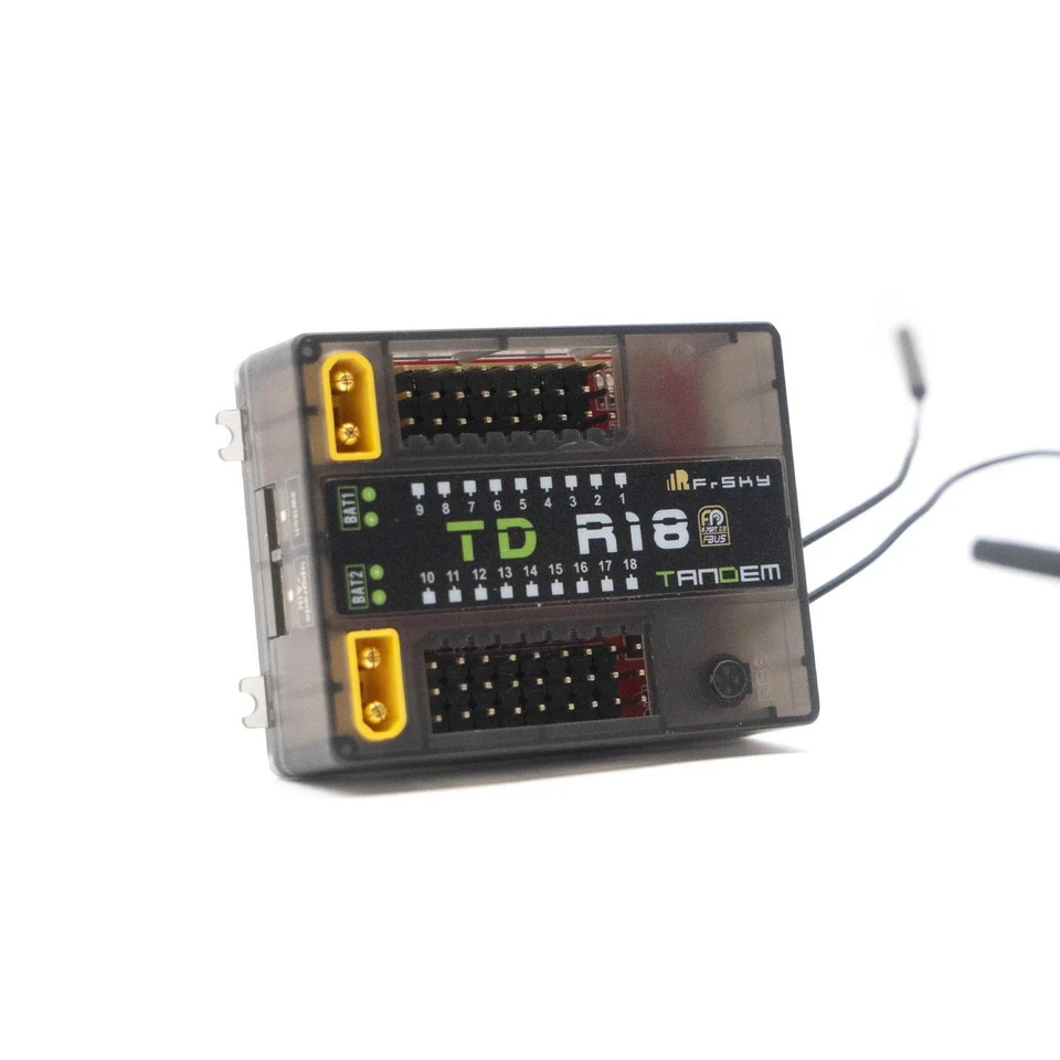 FrSky 2.4G 900M Tandem Dual-Band Receiver TD R18 Receivers with 18CH Ports - Image 3 of 4