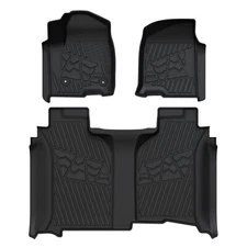 Floor Liners for 2019-2026 GMC Sierra 1500 Crew Cab Waterproof 1st & 2nd Row Mat