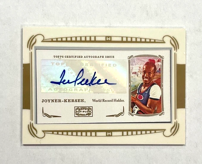 2009 Topps Mayo Framed Mini Auto Jackie Joyner-Kersee #MA-JJK Rookie Auto RC - Image 4 of 4