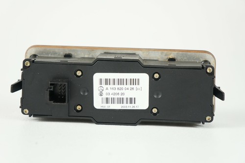 98-2005 mercedes w163 ml55 ml500 rear window climate control ac heater module oe - Picture 3 of 11