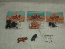 New Vintage Arco Ark Animals lot of 3 sealed 1 opened