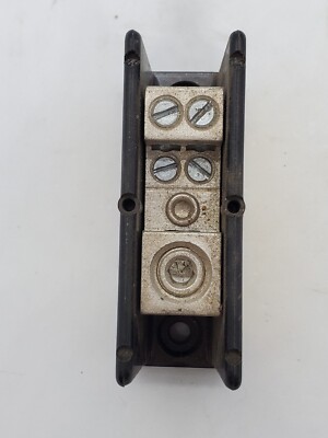 Bussman 16220-1, Terminal Block, 175A, 600V, 2/0 - 14Cu. 