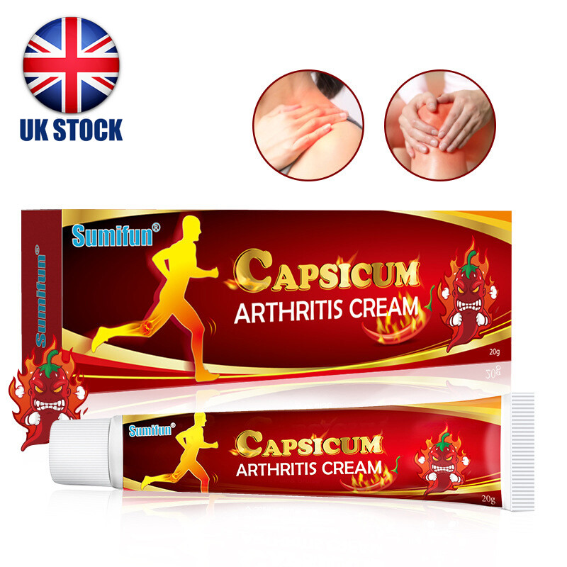 2x Capsaicin Rheumatoid Arthritis Joint Pain Relief Capsicum Arthritis