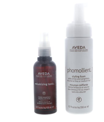 Aveda Phomollient Styling Foam 6.7 oz, Volumizing Tonic 3.4 oz Set