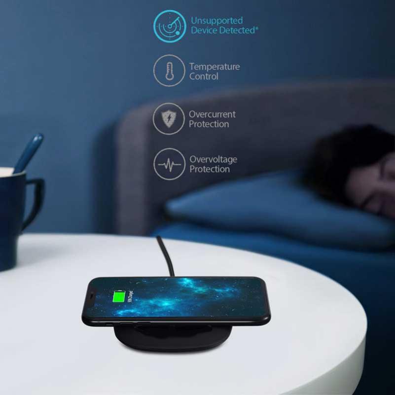 FAST WIRELESS CHARGER QUICK CHARGE ULTRA SLIM PAD 7.5W AND 10W for CELL PHONES